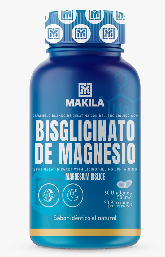 Bisglicinato de Magnesio MAKILA – 60 cápsulas blandas