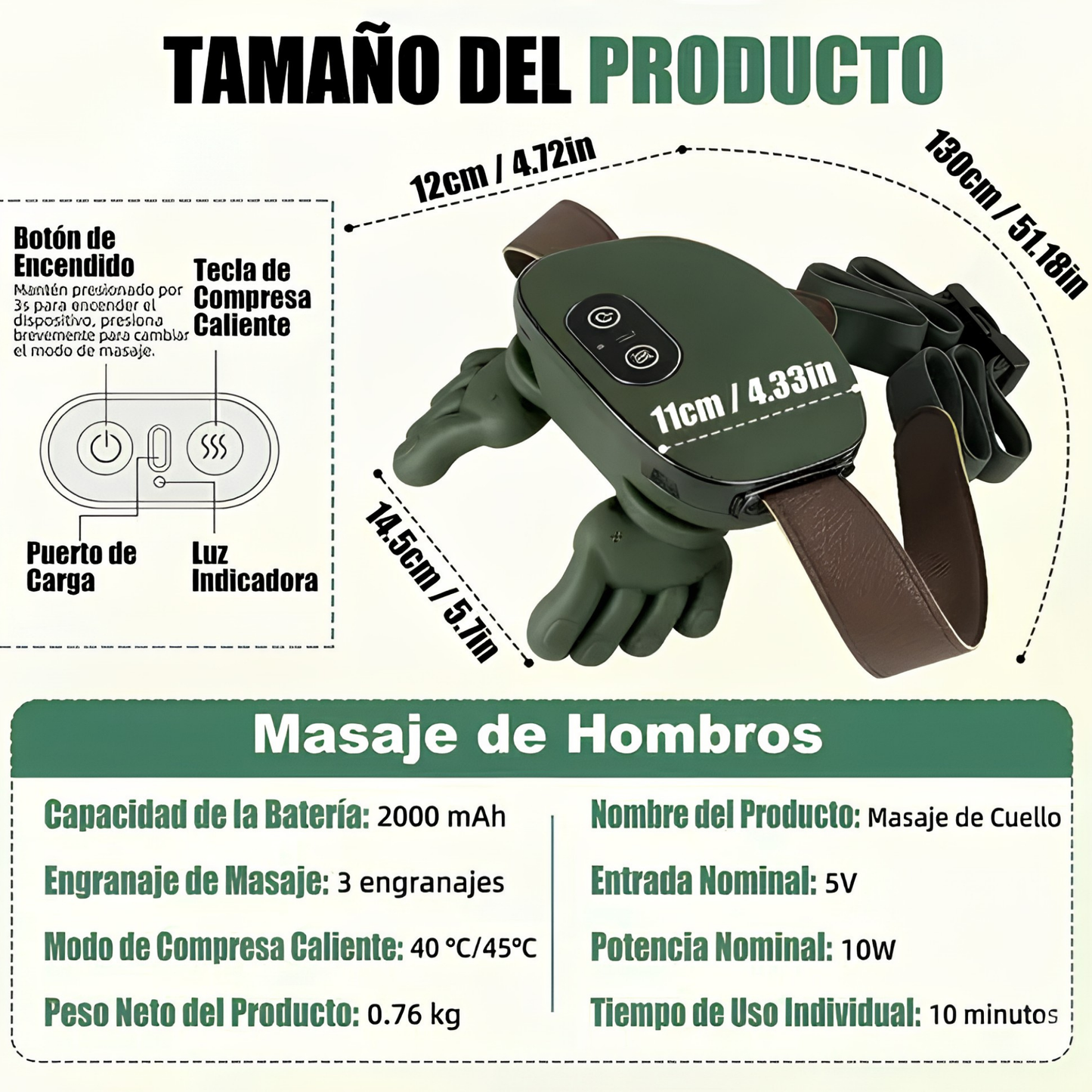 Masajeador Biónico 4D